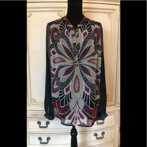 Beautiful multi colored blouse.
